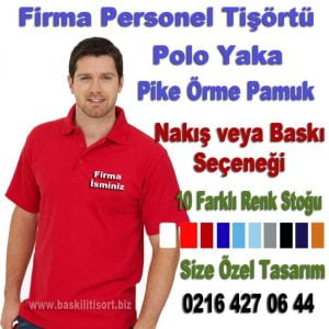 Baskılı tişört Baskılı polo yaka tişört