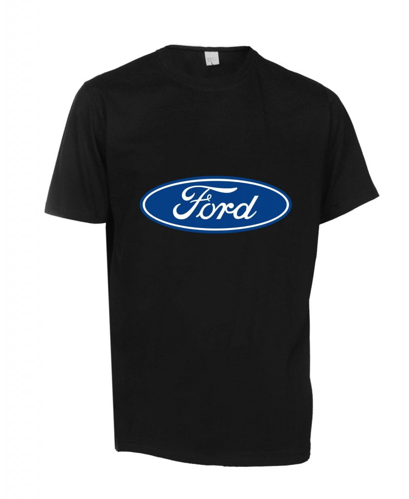 FORD LOGOLU BASKILI TİŞÖRT SİYAH RENK